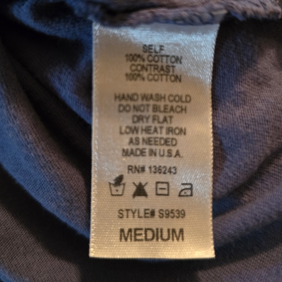 Freaky Tiki Tee Surf Shack w/cut out neckline|Blue/Gray|Medium| Clearwater Beach - Picture 3 of 9